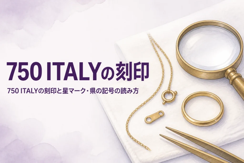 750 ITALYの刻印の意味を解説する記事のアイキャッチ